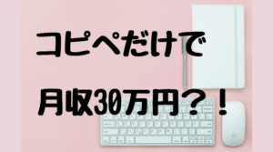 誰でもコピペだけで月収30万円の実態とは？！